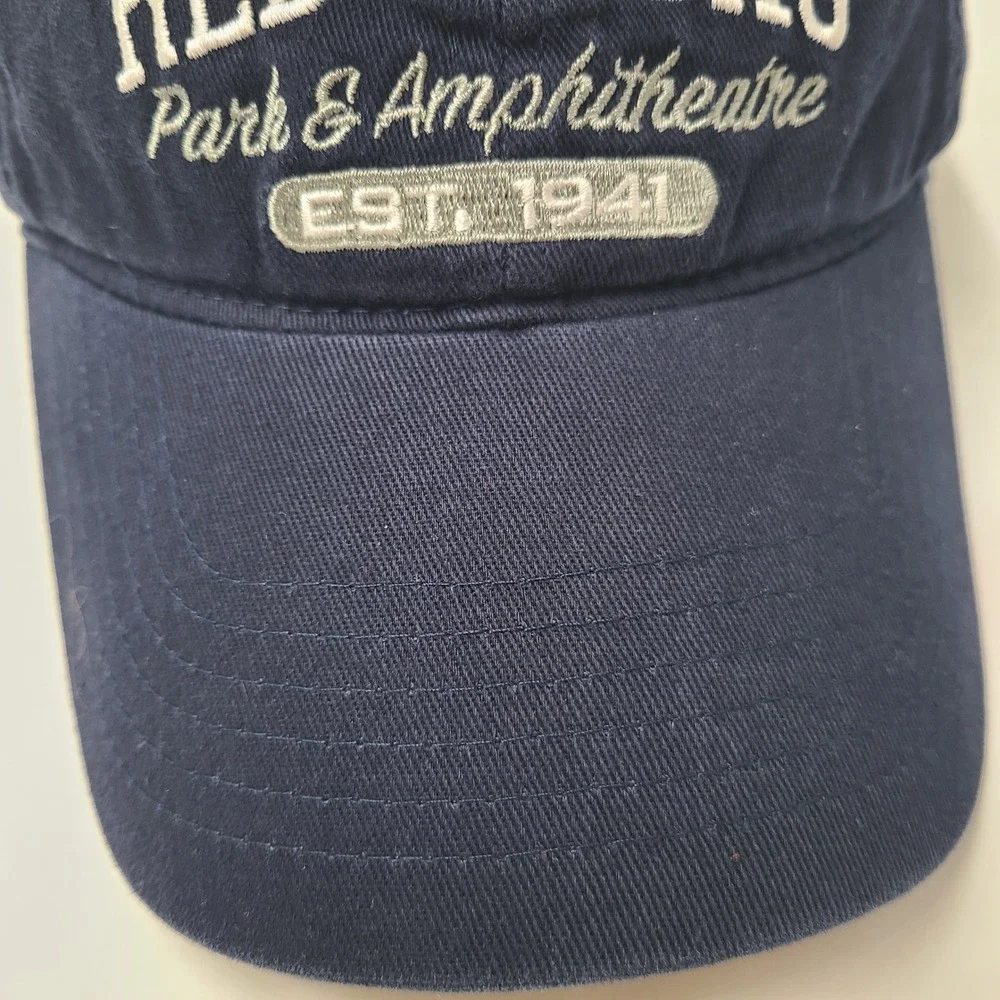Youth Red Rocks Hat Adjustable Ouray Blue White Park & Amphitheatre Logo‎ Casual